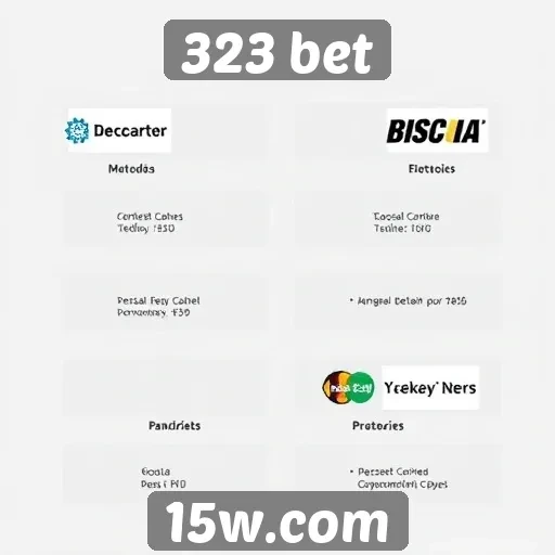 Métodos de pagamento disponíveis na plataforma 323 bet